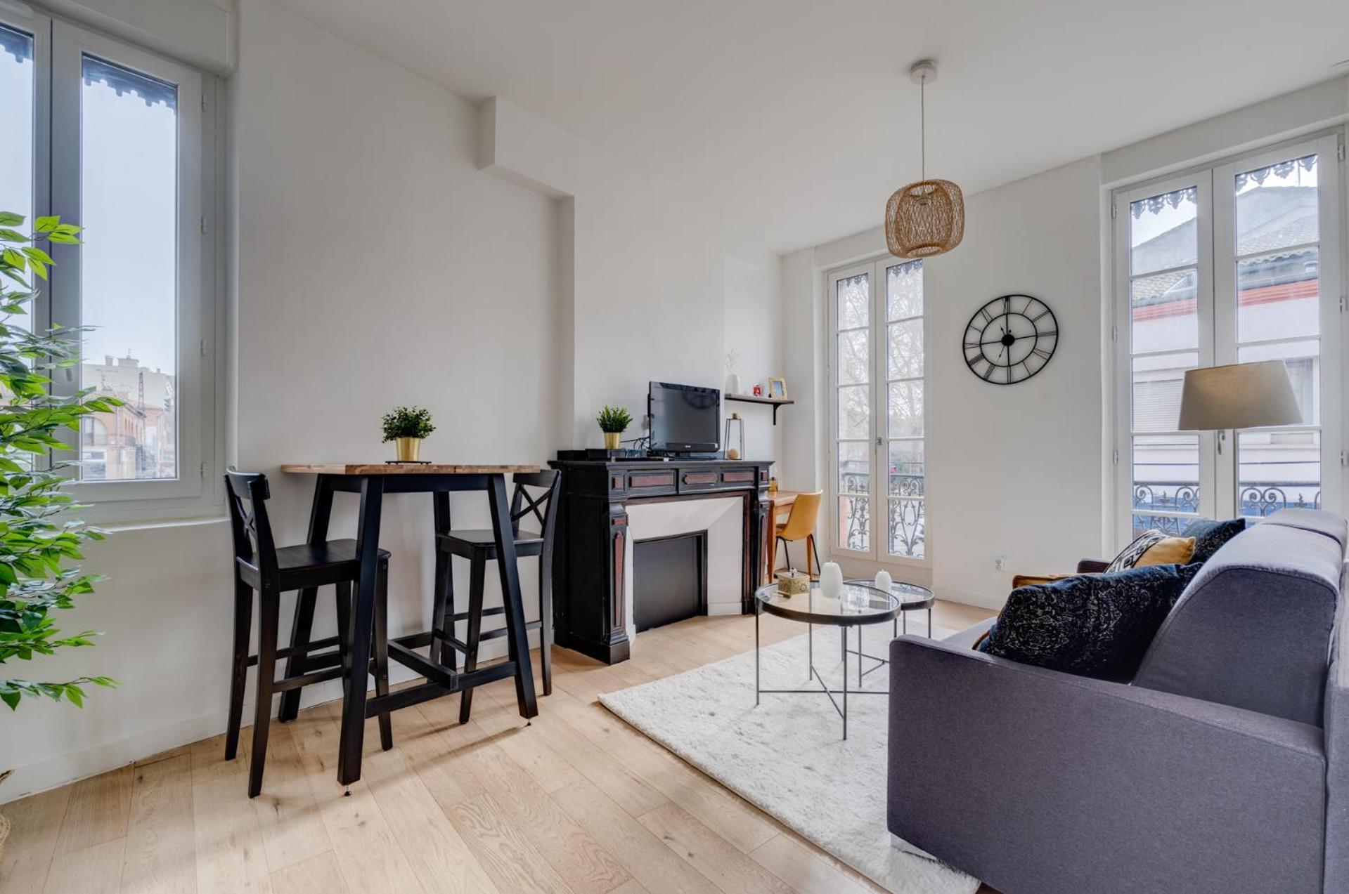 Studio Chic Et Lumineux, Garage, Wifi, Clim Toulouse Kültér fotó